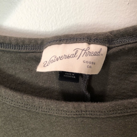 Olive green casual summer top - Picture 2 of 3